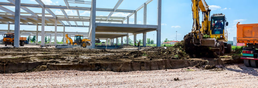 chantier de terrassement